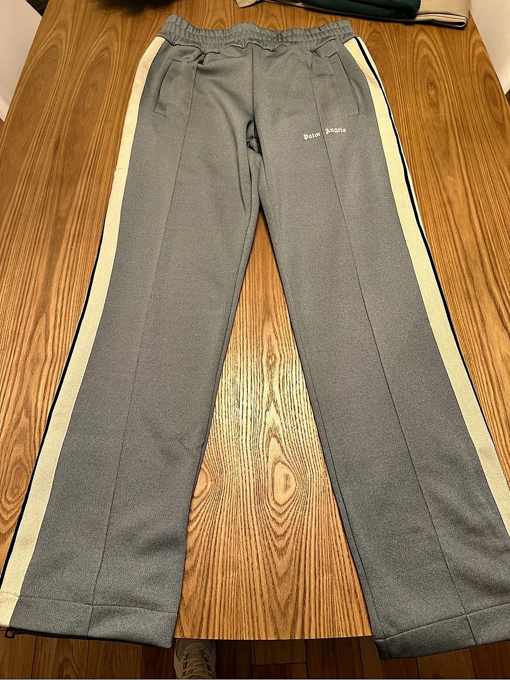 Palm Angels Palm Beach Track Pants Color Block Track Pants Gray Medium New